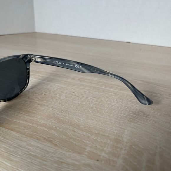 Ray-Ban RB2184 1252/R5 Sunglasses Gray Blue Translucent 57-18-145 Blue Lens READ main image 6